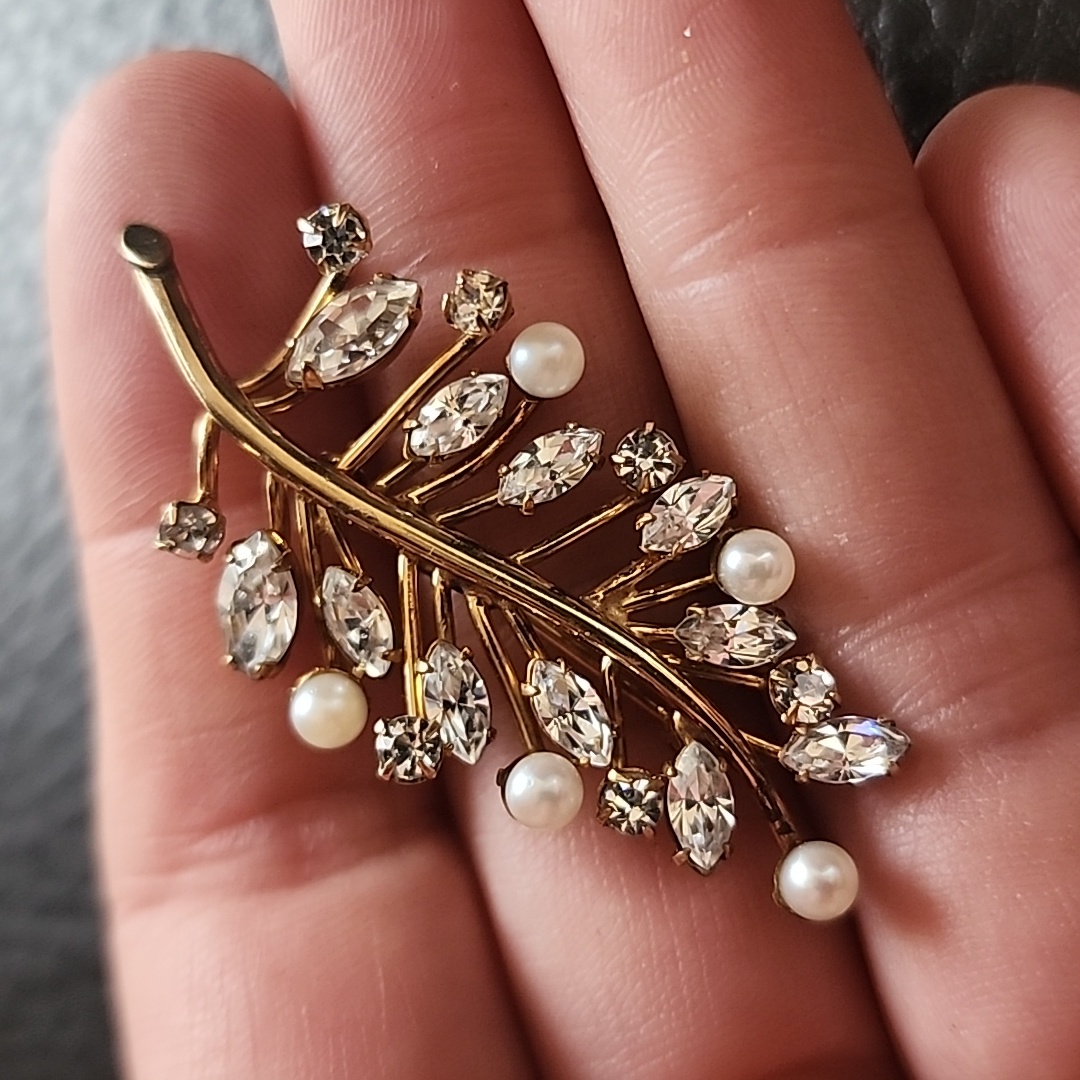 Vtg Carl Art Gold Filled Brooch